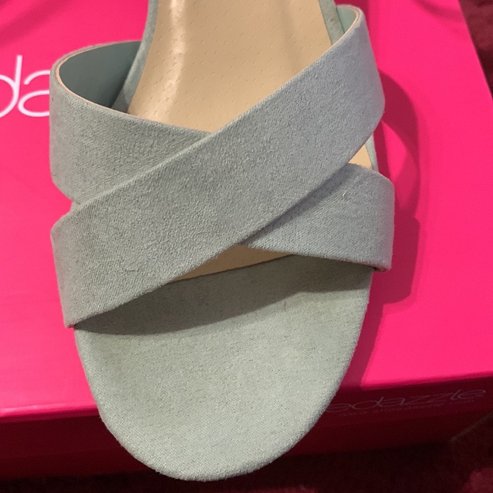 Pretty Shoedazzle Dress Sandals Teddy - Picture 10 of 16